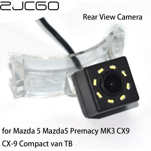 ZJCGO CCD HD Car Rear View Reverse Back Up Parking Waterproof Camera for Mazda 5 Mazda5 Premacy MK3 CX9 CX-9 Compact van TB