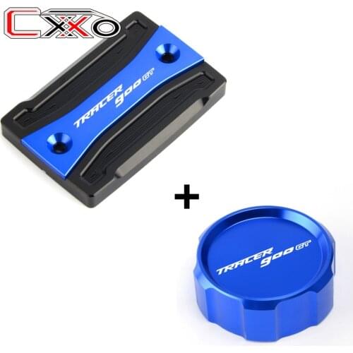 Top selling For YAMAHA TRACER 900GT tracer 900 gt 2016 2017 2018 2019 2020 CNC Front & Rear Brake Fluid Reservoir Cap cover