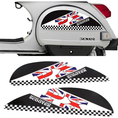 Motorcycle Side Panel Stickers Case for Vespa PX T5 Scooter-5 PX150 PX200