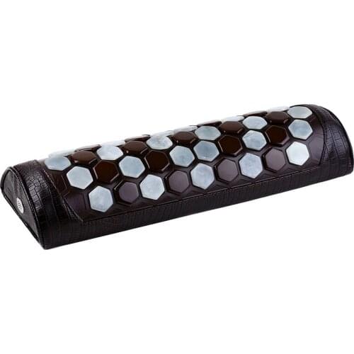 Natural Jade Toumaline Neck Massage Pillow Far Infrared Therapy Cervical Traction Negative Anion Health Care Relaxation free