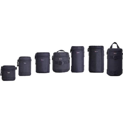 New Lowepro Lens Case Bag waterproof photo pouch For Standard Zoom Lens Black Fast shipping