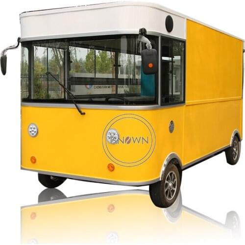 New Arrival Electric Outdoor Mobile Ice Cream Cart Fast Food Truck for Hot Dog Coffee Bubble Tea Catering Trailer Free Shipping
