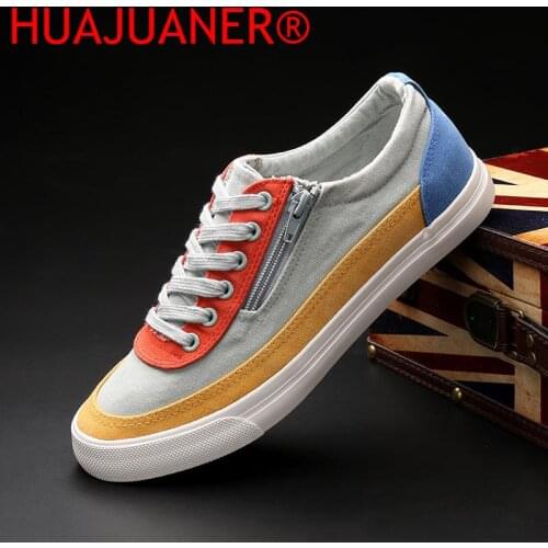 New Fashion Wear-resistant men Sneaker Flats Shoes Boy / Male Casual Canvas Shoes Breathable Tenis shoes