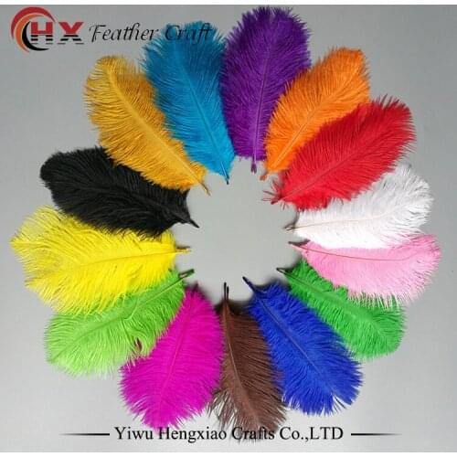 Wholesale Ostrich Feathers 10Pcs/lot 15-20CM DIY Jewelry Making Wedding Party decoration plumes and feathers for crafts