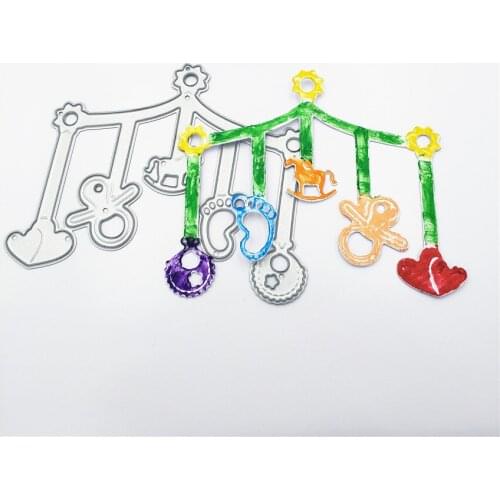 Sunflower Wind Chimes Metal Steel Cutting Dies Stencil For DIY Scrapbooking Album Paper Card Photo Decorative Craft