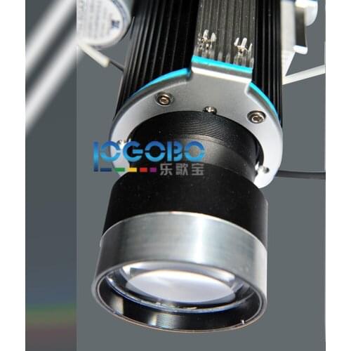 Free Shipping 20W Led Rotating Gobo Display Aluminum Custom Logo Spot Projectors for Nightclubs Shows Entertainment Projector