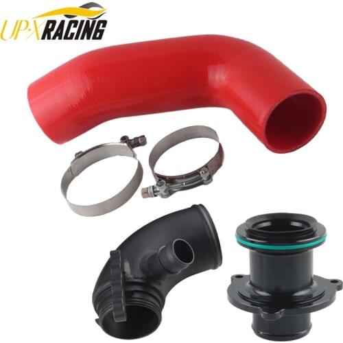 Silicone Intake Hose Turbo Inlet Elbow Turbo Muffler Delete For VW Golf MK7 R Audi V8 MK3 A3 S3 TT MK3 2.0T 2014