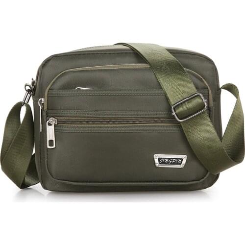 High Quality Mens Messenger Bag Mini Business Shoulder Bags Casual Cross Body Messenger Bags Male Multilayer Money Collect Bag