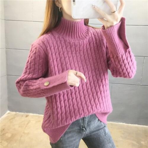 In room 190263, 8 row 6 】 make half a turtle neck twist pullovers [1196] 52