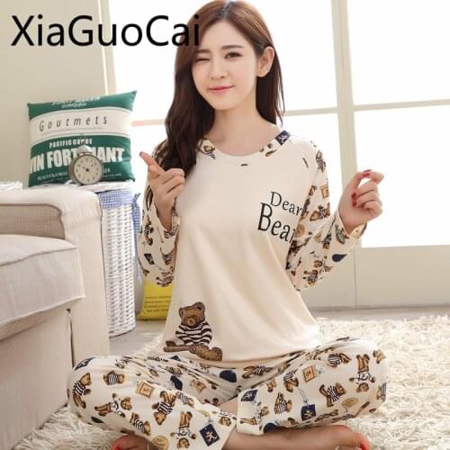 Женские пижамы с брюками XiaGuoCai China At AliExpress