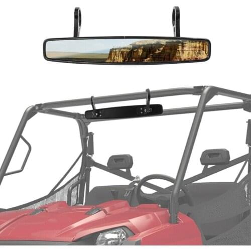 1.75" 2" UTV Wide Rear View Mirror Racing Mirror for Polaris RZR Rangers 800 1000 XP 900 1000 for Yamaha Rhino Top for Honda