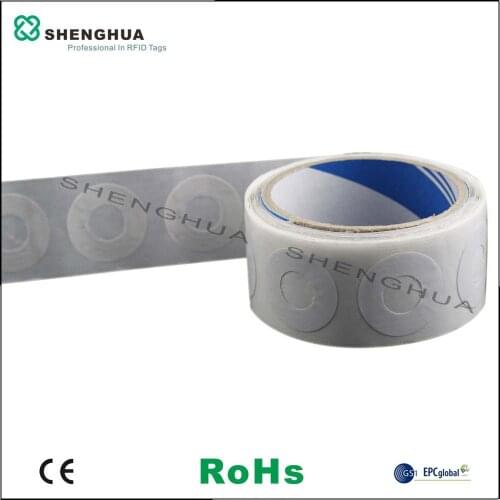 10pcs/pack UHF Passive Contactless RFID Paper Disc Tag ISO Standard EPC C1 Gen2 UHF RFID Label Sticker for CD Management