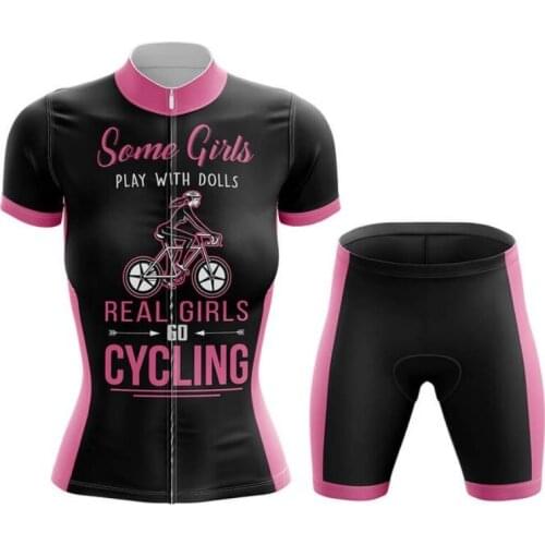 2020 Summer Short Sleeve Women Cycling Jersey set Breathable Mountain Bike Clothes Bicycle Cycling Clothing maillot ciclismo