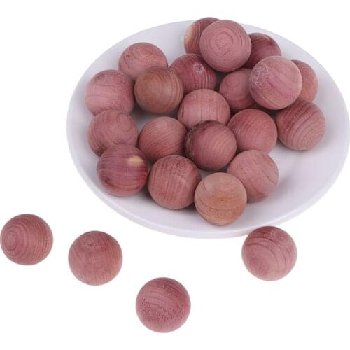 24Pcs/lot Cedar Wood Moth Balls Moth Insect Repellent Natural Smell Durable Balls