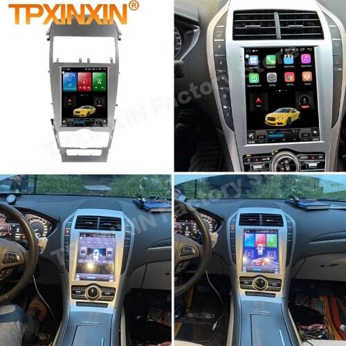 128GB Carplay Android 10.0 Tesla Screen Multimedia Stereo For Lincoln MKZ 2018 2019 2020 CAR GPS Radio Receiver Player Head Unit