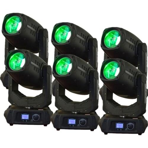 6pcs High Power 280W 10R Beam Moving Head 280W professional DMX512 Stage Effect Lights Bar DJ Disco Lighting 10R Beam Wash Light