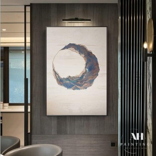 Fine Abstract Moon Canvas Painting Classical Art Stylepicture Living Room Decoration Poster For Home Decor Wall Painting