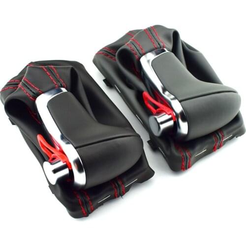 Car Automatic Chrome Auto Gear Shift Knob FOR AUDI A6 A7 A3 A4 A5 A6 C6 Q5 2009 2010 2011 2012 2014 4G1 713 139 R Accessories