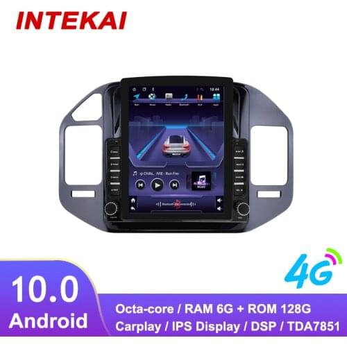 9.7" Vertical Style Tesla Screen Android Car Radio GPS Navigation Multimedia Video Player for Mitsubishi Pajero 3 V73 2004-2011
