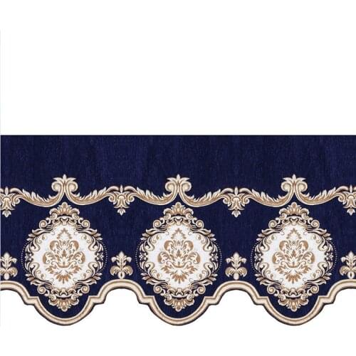 Valance Pelmet for Door Window Treatement Floral Luxury Customize Valance Curtains for Living Room Window Partition Decoration