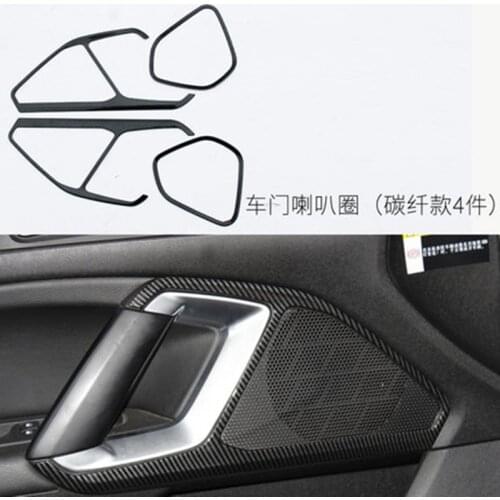 Free shipping 4pcs/lot Door sound cover for 2014 2015 2016 2018 2019 Peugeot 408 car Accessories
