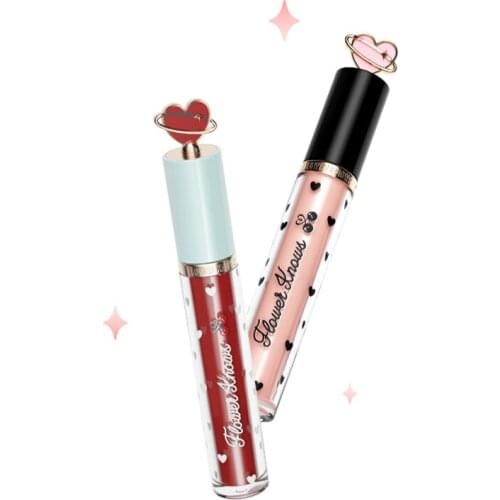 Flower Knows Cherry Party Juice Lip Glaze Retro Sweetheart Long-lasting Moisturizing Water Luminous Abundance Mirror Lipsticks