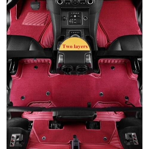 Good quality! Custom special car floor mats for Honda Pilot 7 seats 2020-2017 waterproof two layers car carpets for Pilot 2019