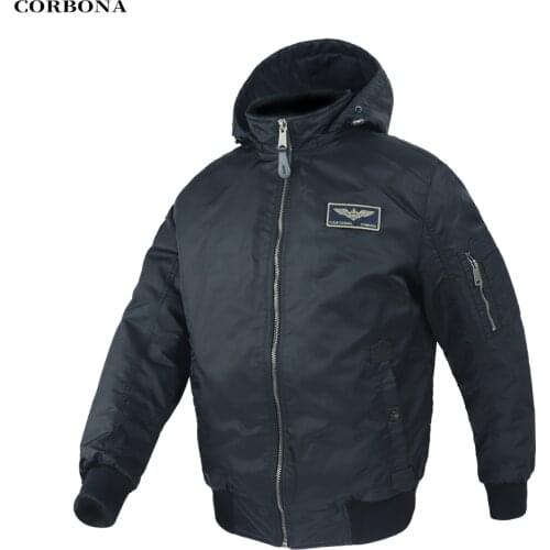 CORBONA Autumn Bomber Jackets Casual Windproof Air Force Male Baseball Military Mans Winter Coat Hiphop Street Homme Parka 2021