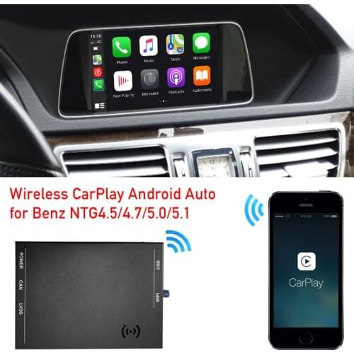 Mercedes NTG4.5 4.7 5.0 CarPlay retrofit for class A B C E G GL GLA GLC ML CLS GLE GLS radio system screen update Apple AirPlay