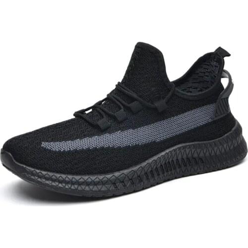 Mens Spring Autumn Casual Shoes Low Top Sports Casual Shoes With Thick Bottom And Woven Mesh Breathable Lace Up Walking Shoes