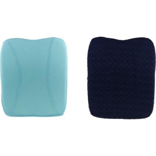 Soft Cushion - Lumbar Back Support, Home Office Chair Wheelchair Useful Pillow - Memory Foam Seat Cushion