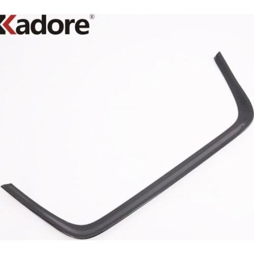 For Toyota Alphard Vellfire AH30 2016 2017 2018 2019 2020 ABS Chrome Car Rear Trunk Tail Licence Plate Trim Cover Strip