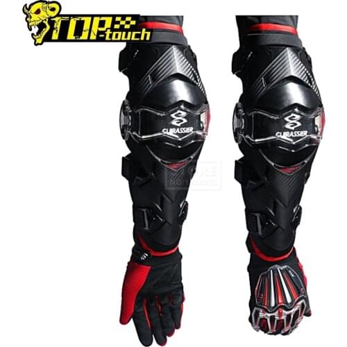 Red Motocross Elbow Pads Kneepads For Motorcycle Rodilleras Moto Equipement Racing Riding Motorcycle Protection Coderas Summer