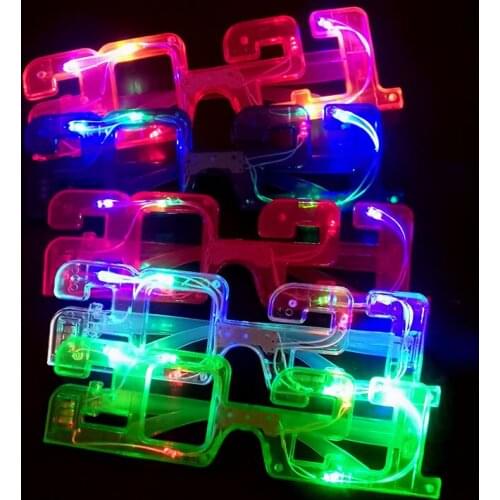 New 2021 luminous glasses digital LED flashing glasses Christmas KTV party supplies in stock