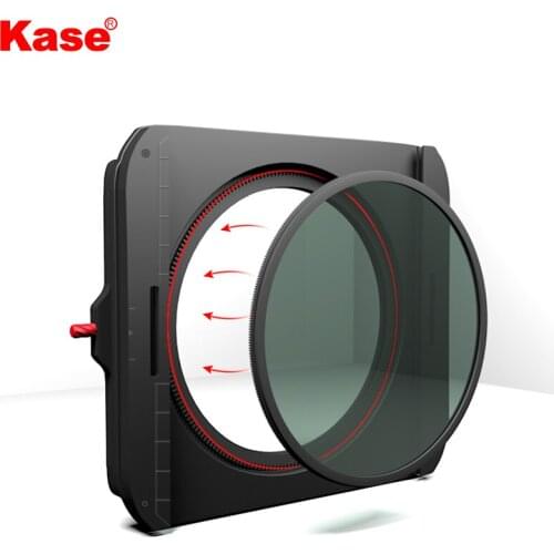 Kase K75 Slim 100mm Filter Holder With 70mm CPL & 67mm / 72mm Adapter Ring Kit