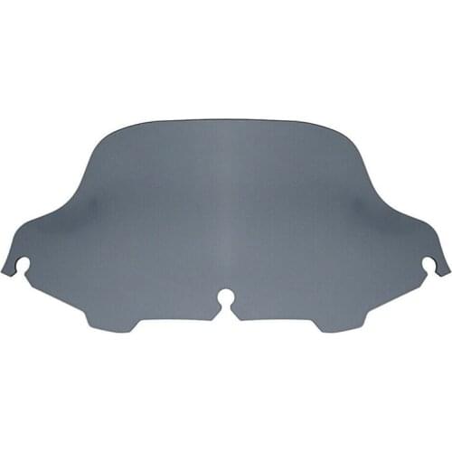 Top!-8 Inch Smoke Wave Windshield Windsn for Touring Street Glide/Electra Glide/Tri Glide FLHT FLHX FLHTCU FLHTC