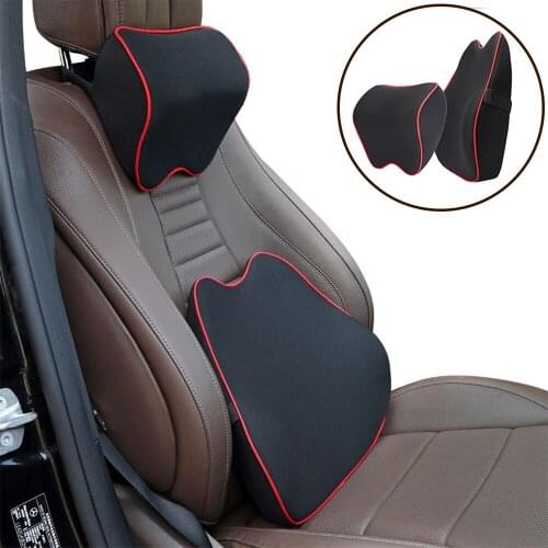 General Headrest And Neck Pillow Protection General Pillow, Memory Foam, Car Breathable Headrest, Car Pillow, Car Seat Cushion