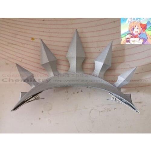 Princess Connect Re Dive Eustiana von Astrea Pecorine Cosplay Cosplay crown hairpin Hand-Making