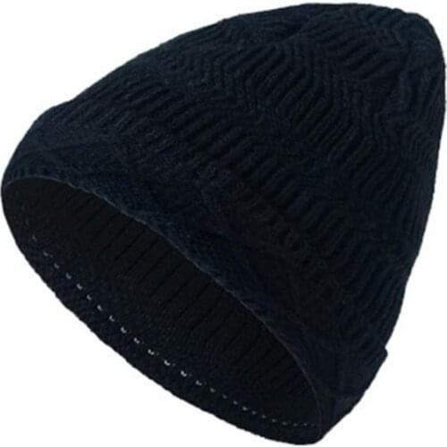 120pcs/lot new fashion winter warm knitted across shape beanie hat cap