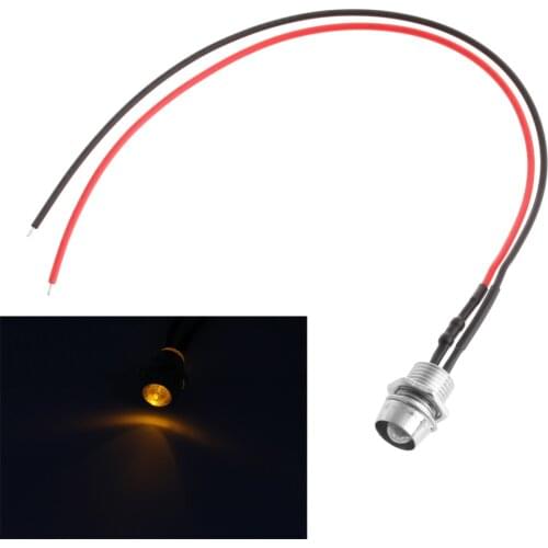 1x LED Indicateur Lumière Dash Directionnel Voiture Moto Bateau 12V Rouge Dropshipping
