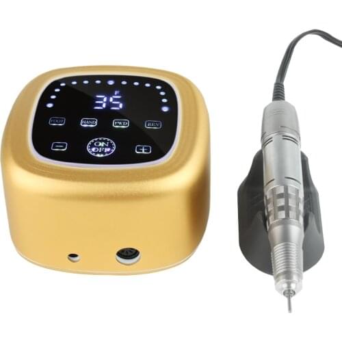 75W 35000 RPM Electric Nail Drill Machine LCD Display Manicure Machine For Pedicure Nail File Nail Supplies For Professionals