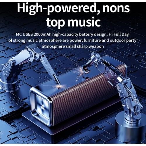 V13 Bluetooth Speaker Subwoofer Home Wireless Portable Audio Outdoor High Volume Mini Hifi Sound Quality Bluetooth 5.0 Speaker