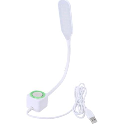 LXAA Touch USB LED Lamp Magnetic Base 3 Brightness Extra Long Flexible Gooseneck Dimmable Light for Sewing Machine Machinist