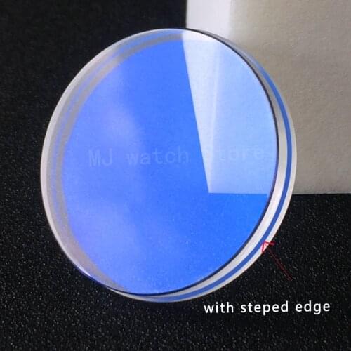 MOD Sapphire crystal 31.5*4.2mm Flat with stepped edge Parts For Seiko SKX007 SKX009 New SPRD watch glass parts