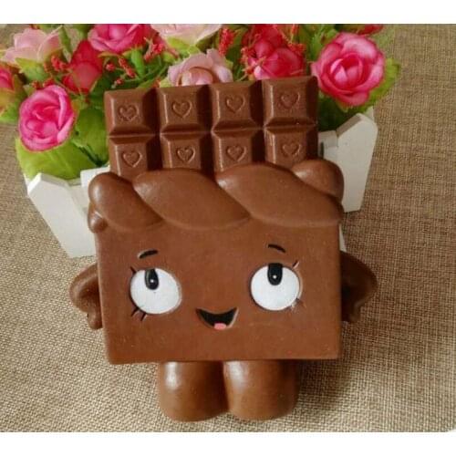 Jumbo Chocolate Cream Scented Squishies Slow Rising Kids Gift Stress Relief Toys
