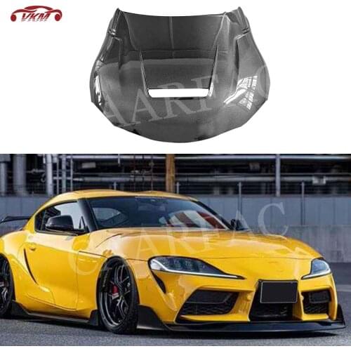 Carbon fiber Front Bumper Engine Hood Vents Auto Car Decoration For Toyota Supra A Style 2019 2020