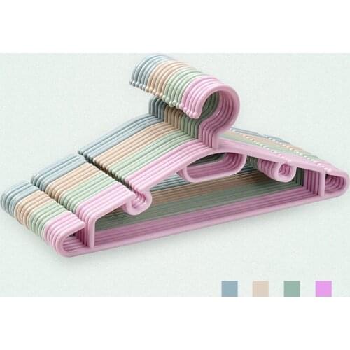 Sainwin 5pcs/lot Plastic Hangers/Windproof Clothes Hangers/Multifunctional Thickened Seamless Clothes Hangers