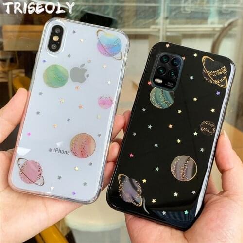 Simple Planet Phone Case For Xiaomi POCO X3 PRO NFC M2 M3 C3 F3 X2 F2 Clear Case Redmi K40 9 9A 9C Note 9T Mi 11 Lite 10 pro
