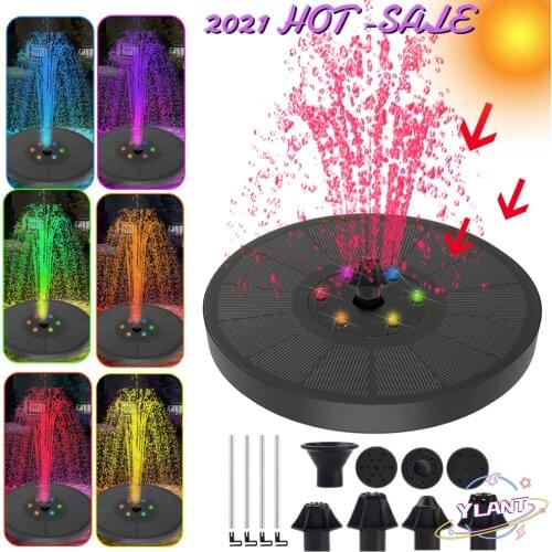 SWT Garden Solar Panel Lights Floating Waterfall Outdoor Decoration Mini Solar Powered Water Fountain Pump