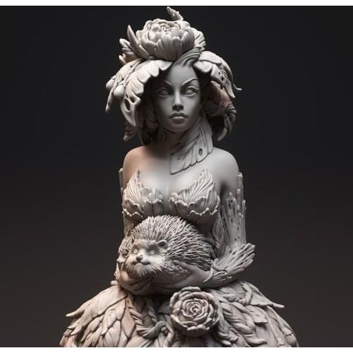 Self-assembled New Unassembled 1/10 ancient woman bust Resin Figure Unpainted Model Kit